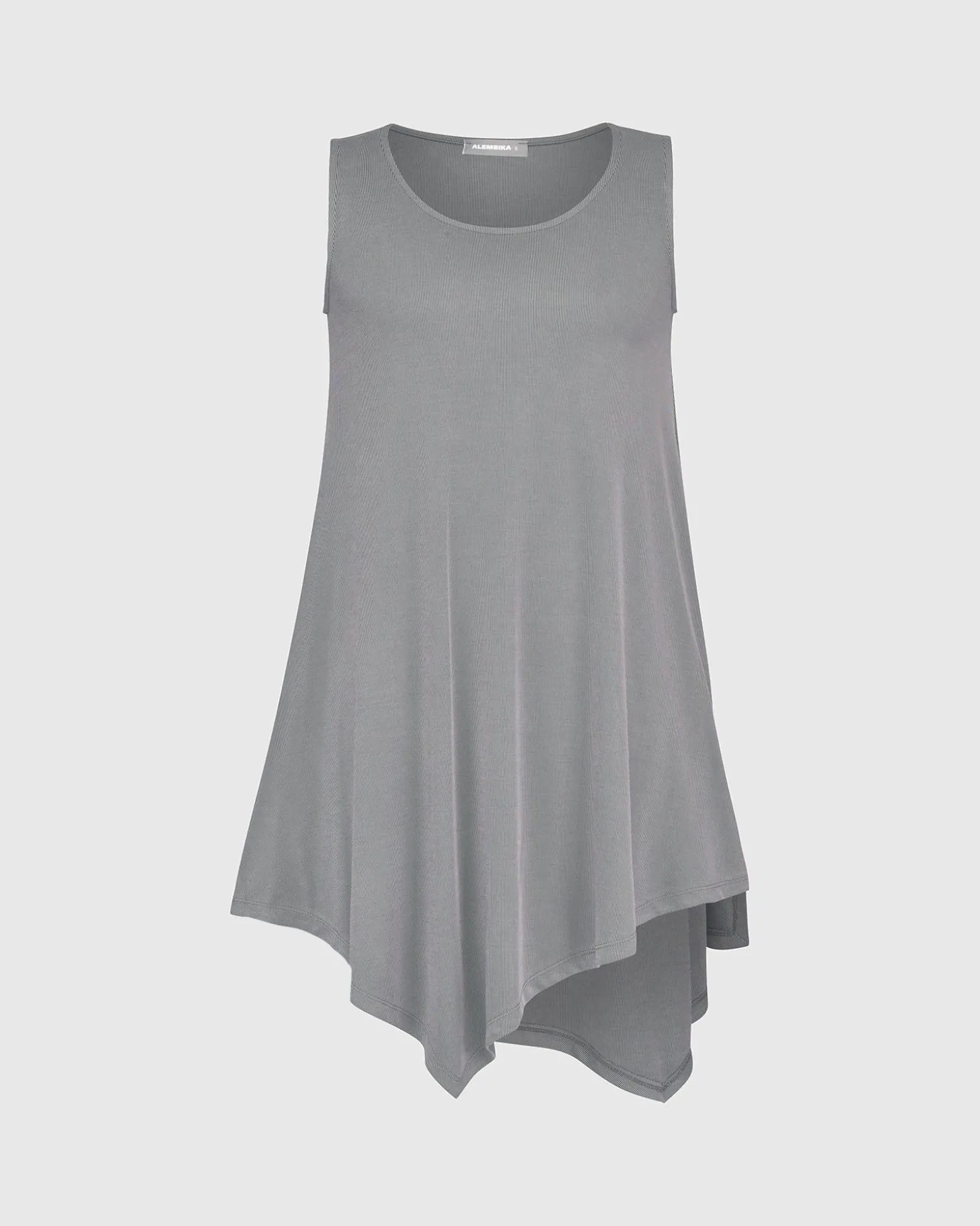 Essential Joy Sleeveless Tunic Top, Fog
