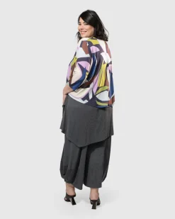 Essential Joy Sleeveless Tunic Top, Grey