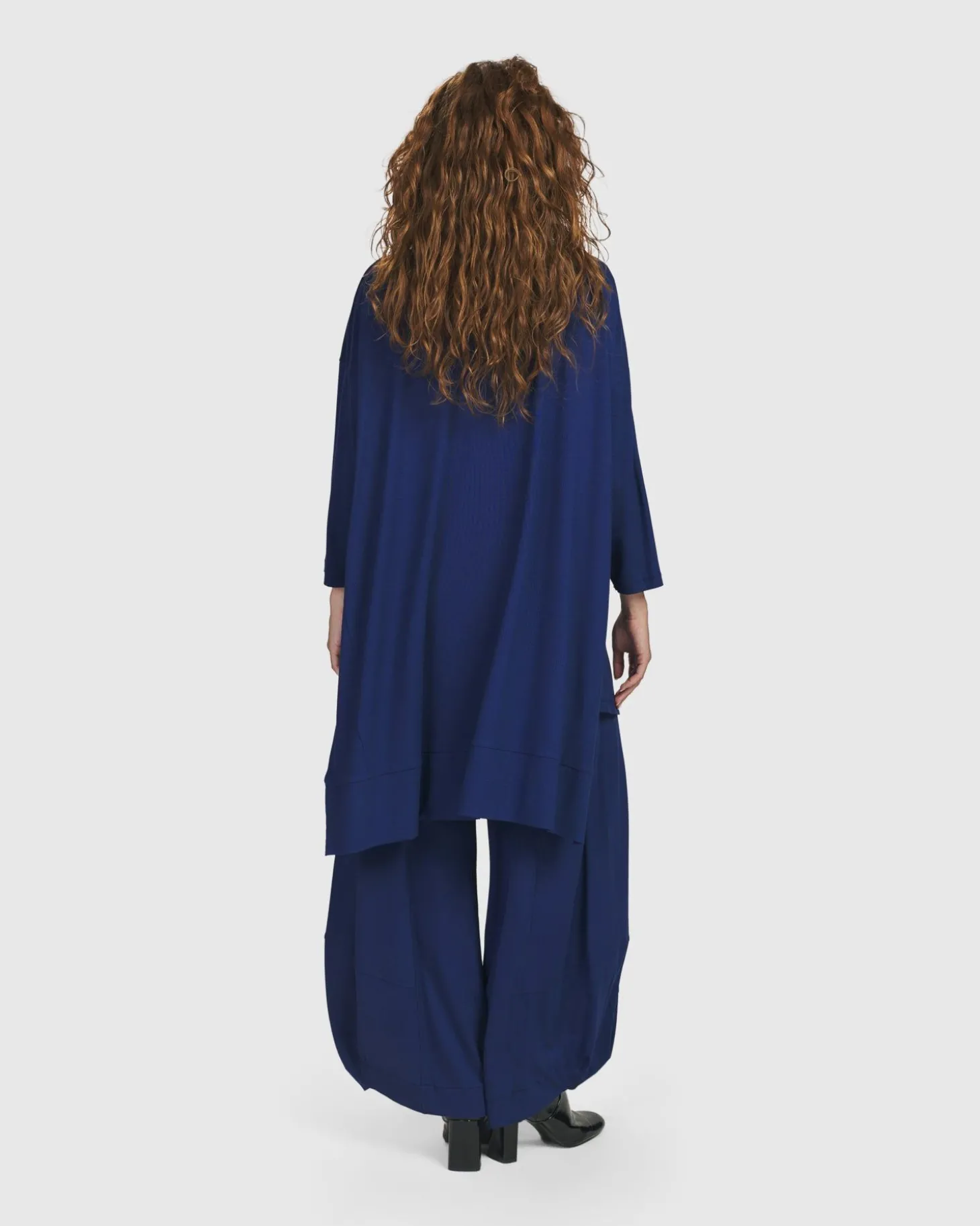 Essential Oversized Trapeze Top, Royal Blue