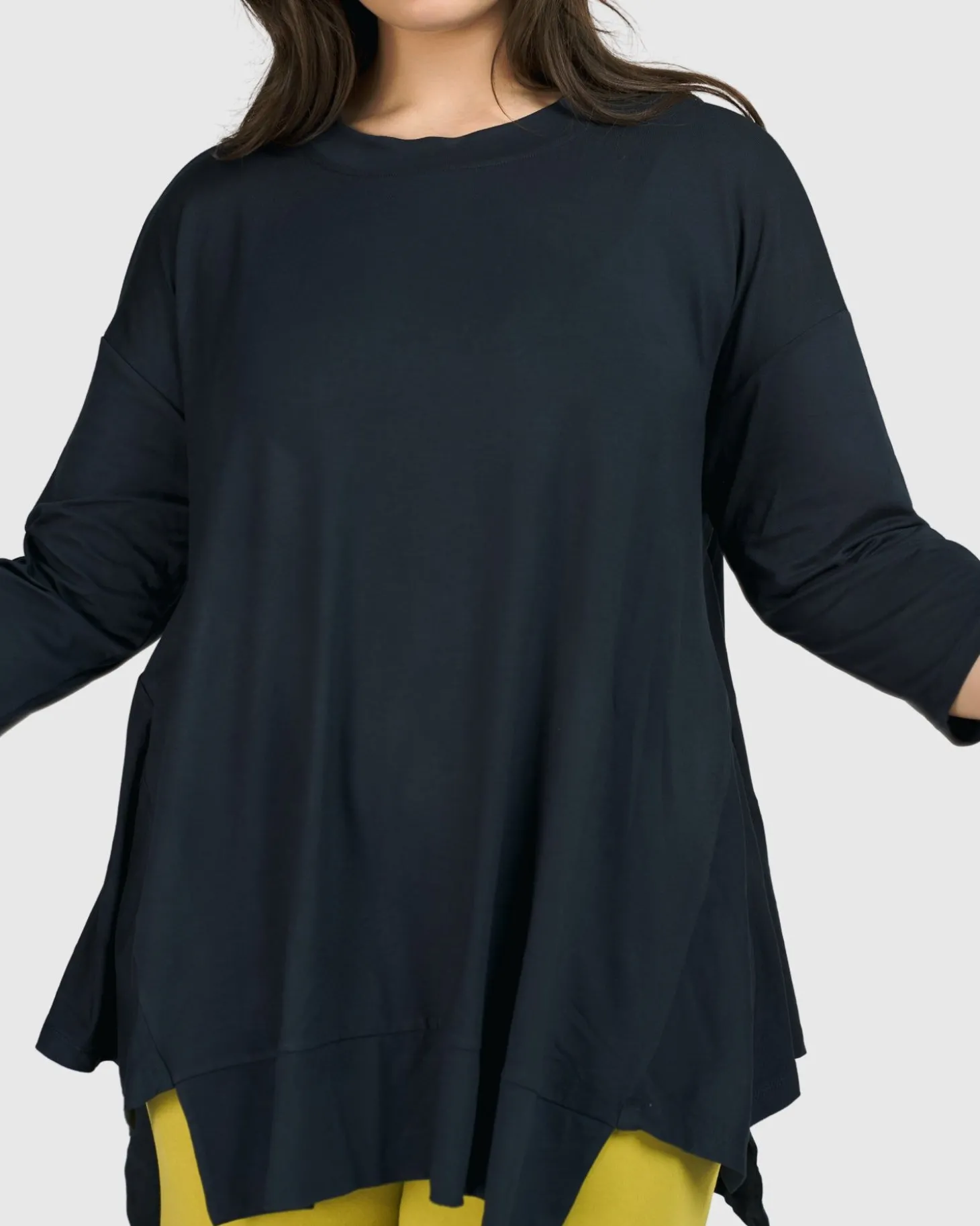 Essential Oversized Trapeze Top, Ocean