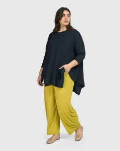 Essential Oversized Trapeze Top, Ocean
