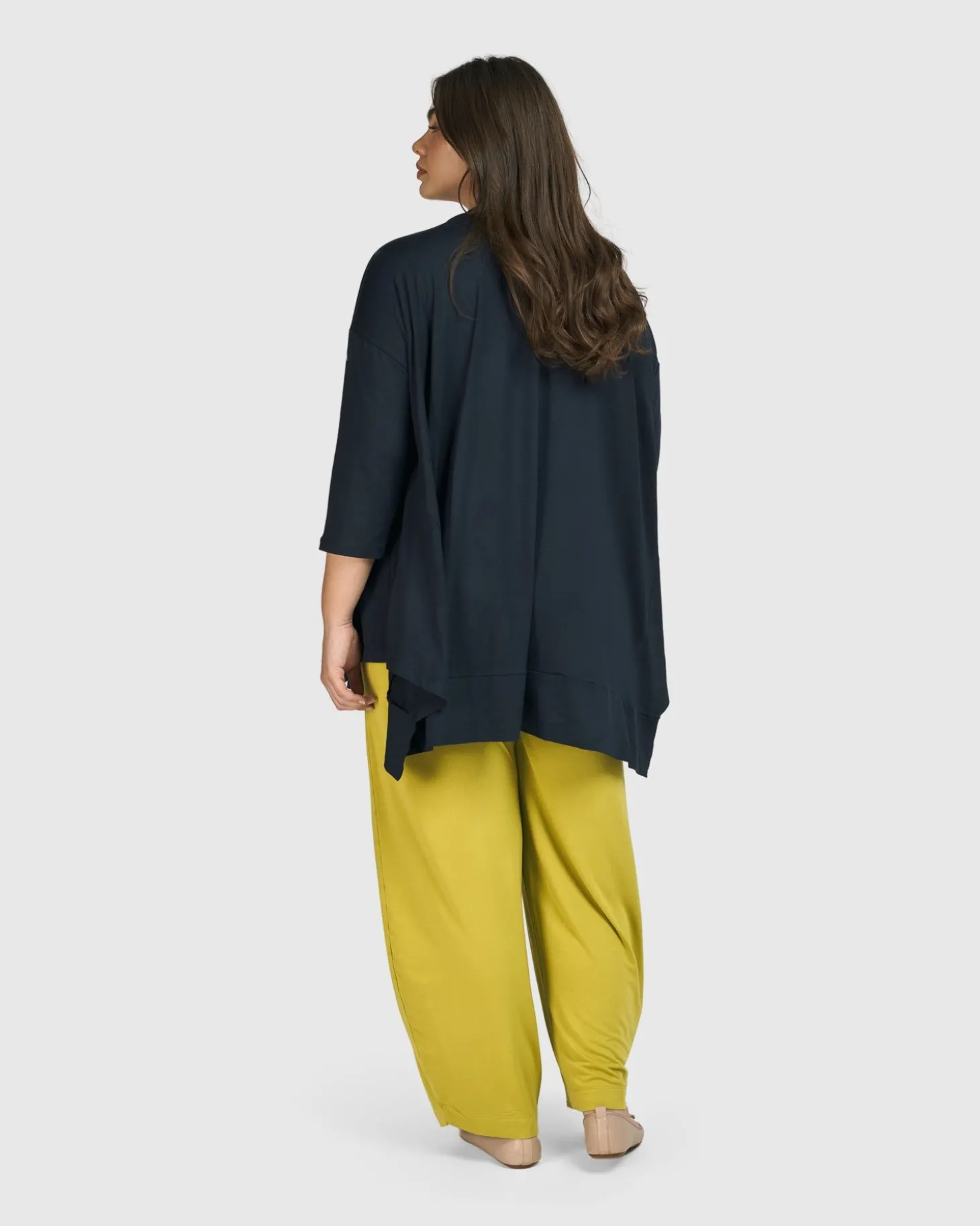 Essential Oversized Trapeze Top, Ocean