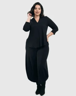 Essential Punto Pants, Black