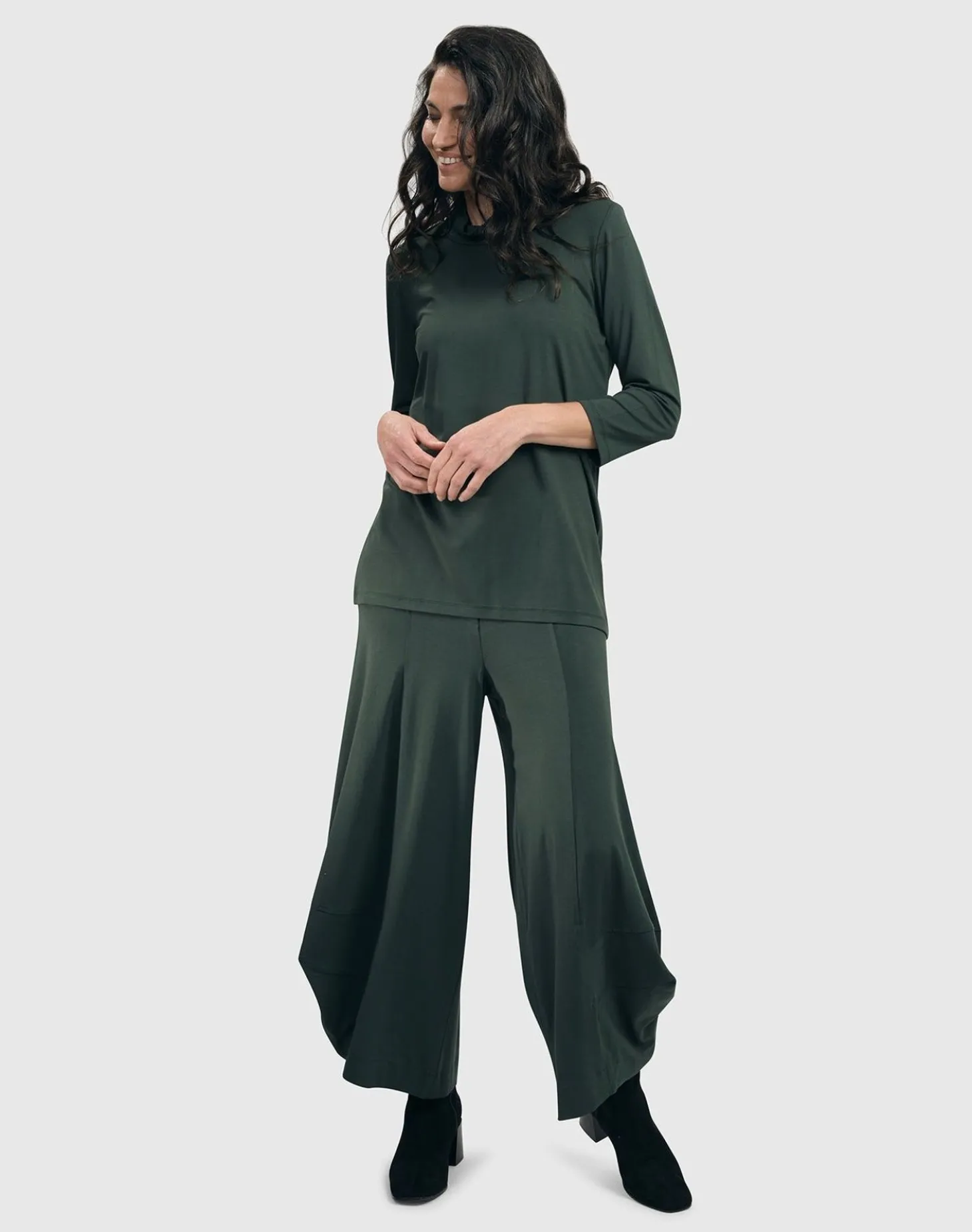 Essential Punto Pants, Green