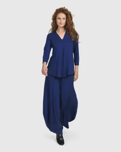 Essential Punto Pants, Royal Blue