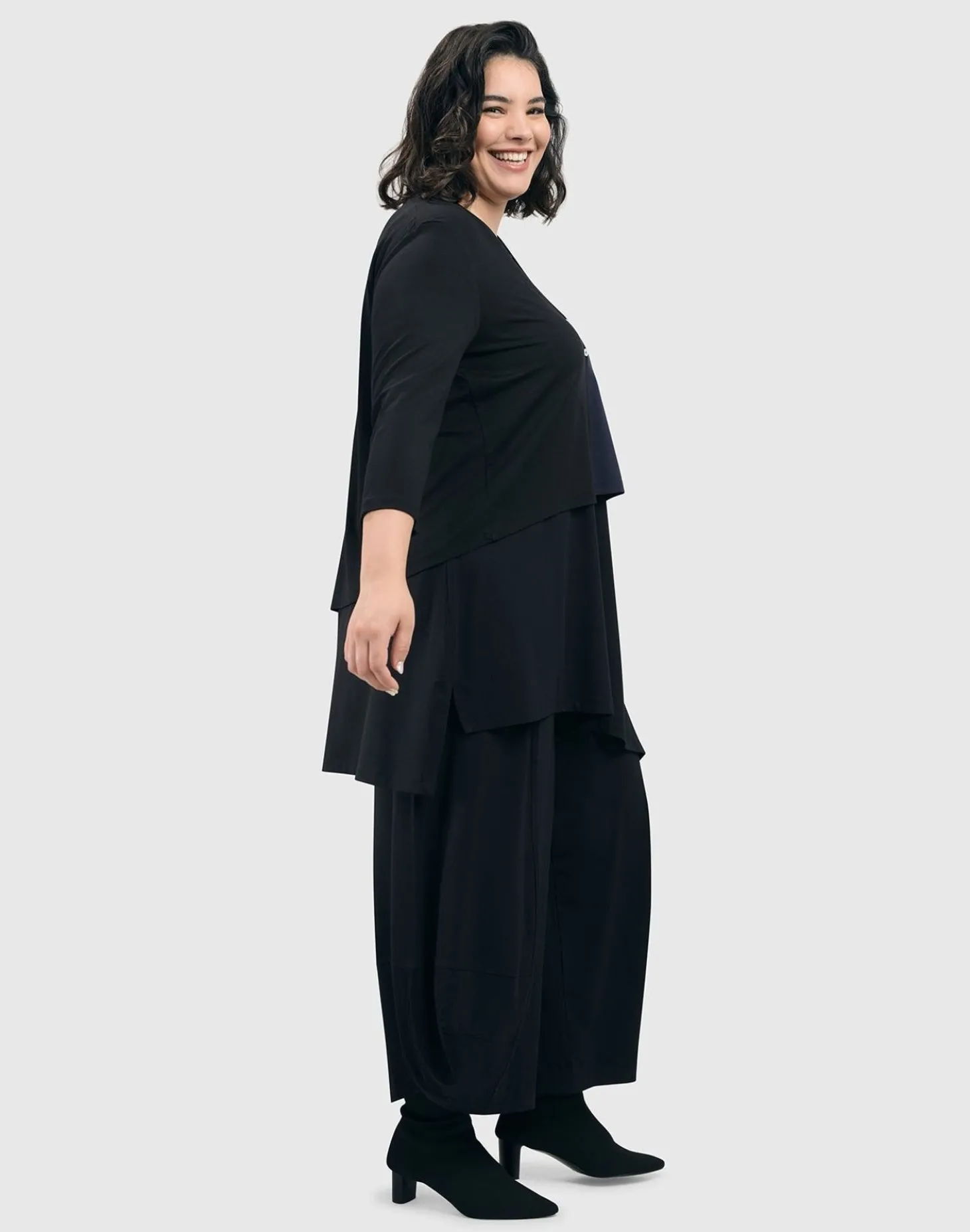 Essential Punto Pants, Tall, Black