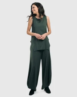 Essential Punto Pants, Tall, Green
