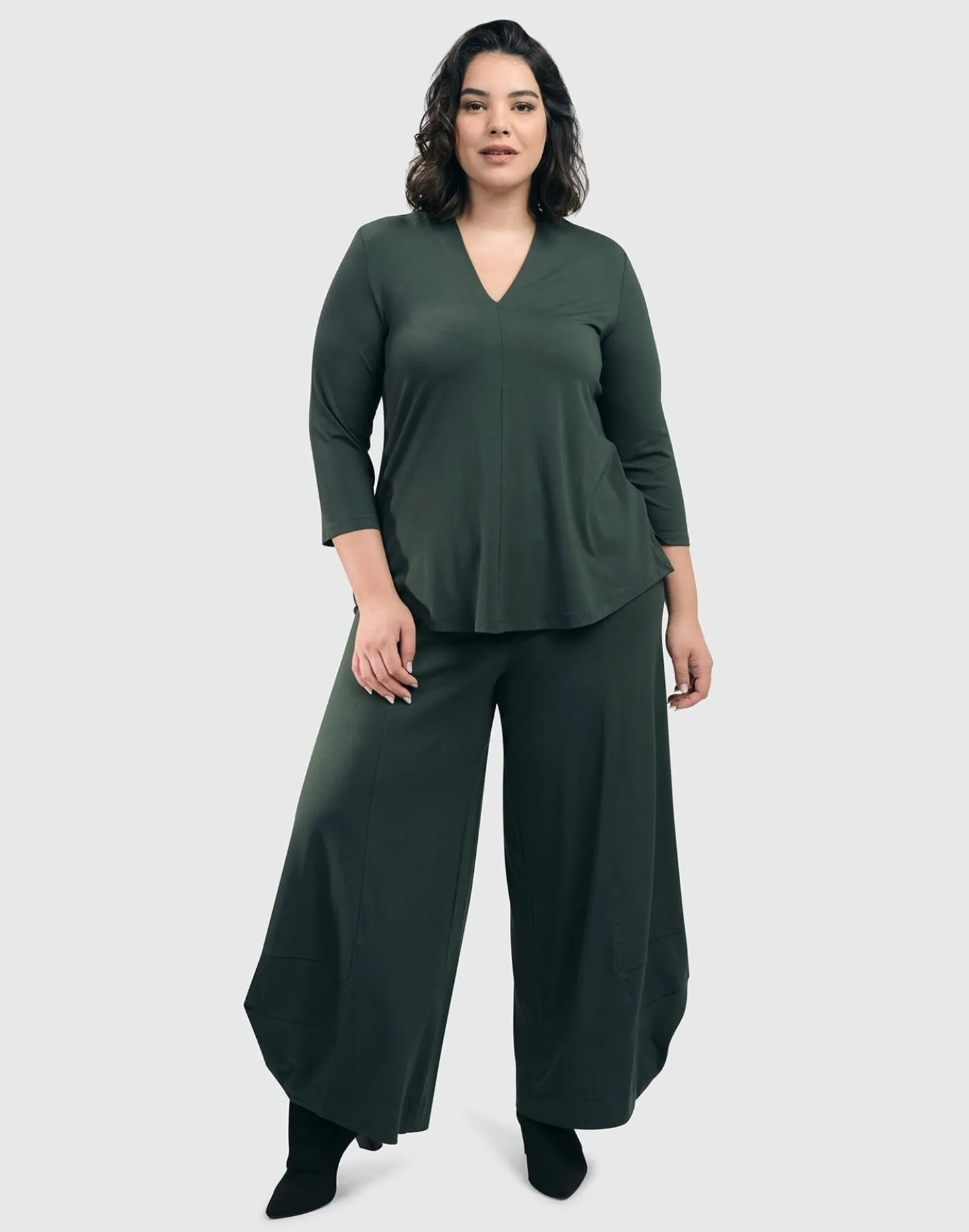 Essential Punto Pants, Tall, Green