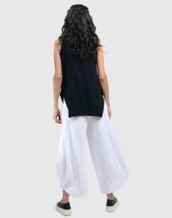 Essential Punto Pants, White