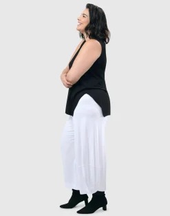 Essential Punto Pants, White