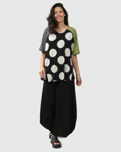 Essential Punto Pockets Pants, Black