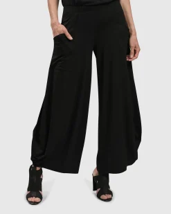 Essential Punto Pockets Pants, Black