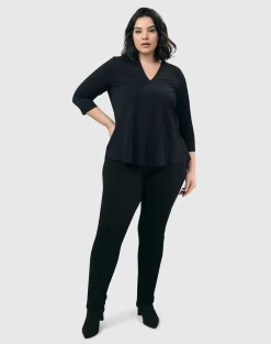 Essential Slim Pants, Black