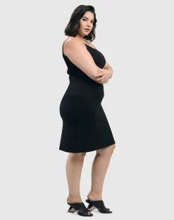 Essential Slip Dress, Black