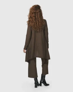 Essential Swing Tunic Top, Brown
