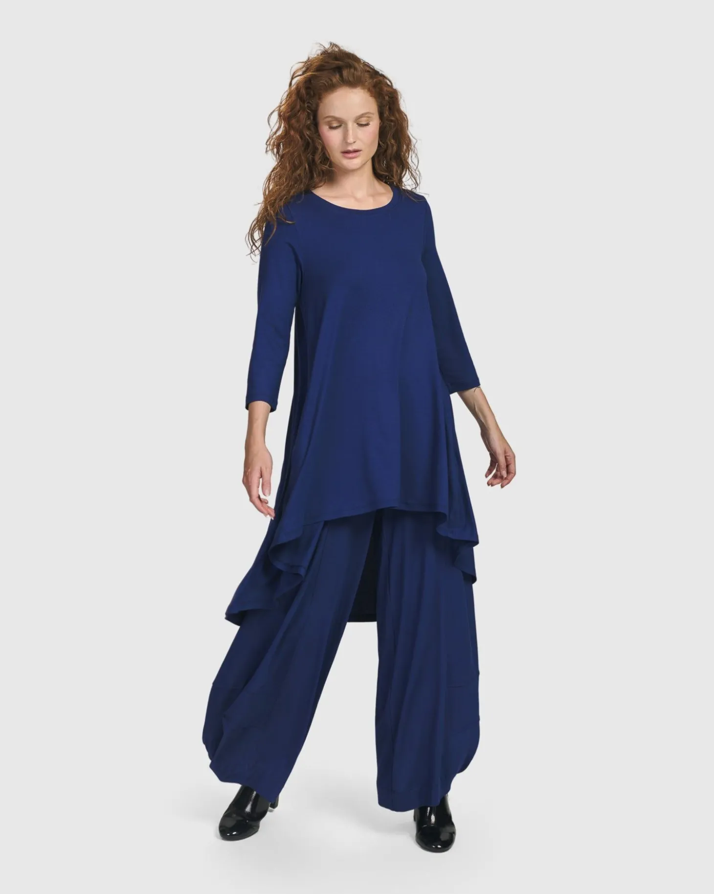 Essential Swing Tunic Top, Royal Blue