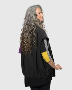 Essential Tekbika Go-To Vest Jacket, Black
