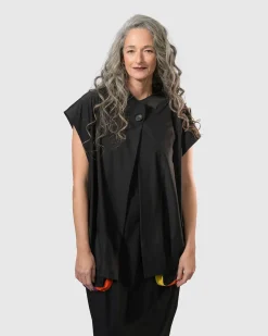Essential Tekbika Go-To Vest Jacket, Black