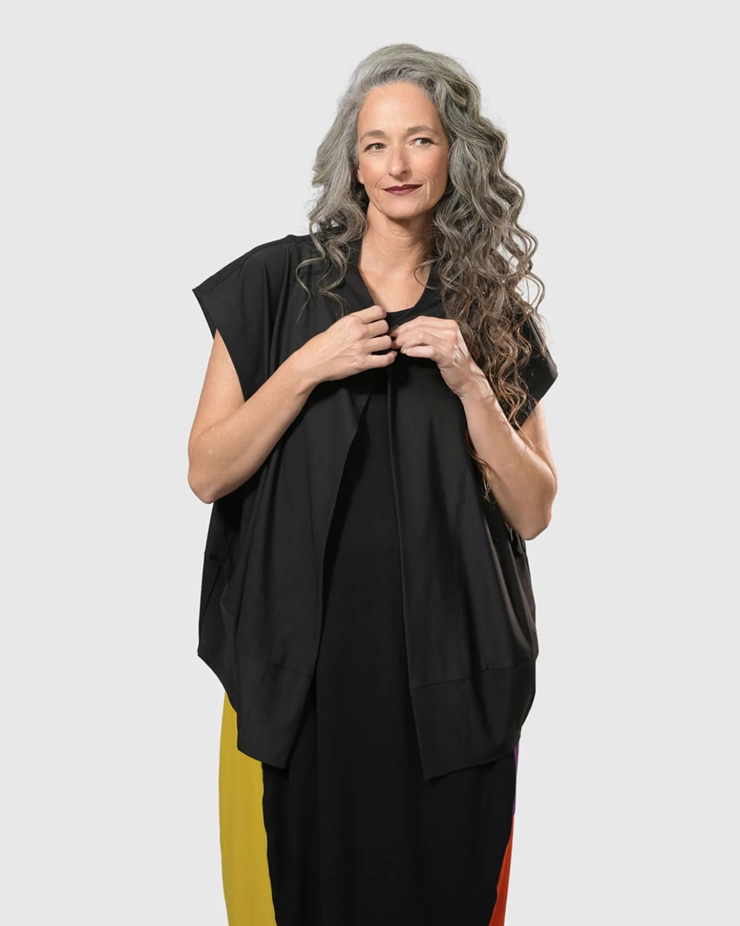 Essential Tekbika Go-To Vest Jacket, Black