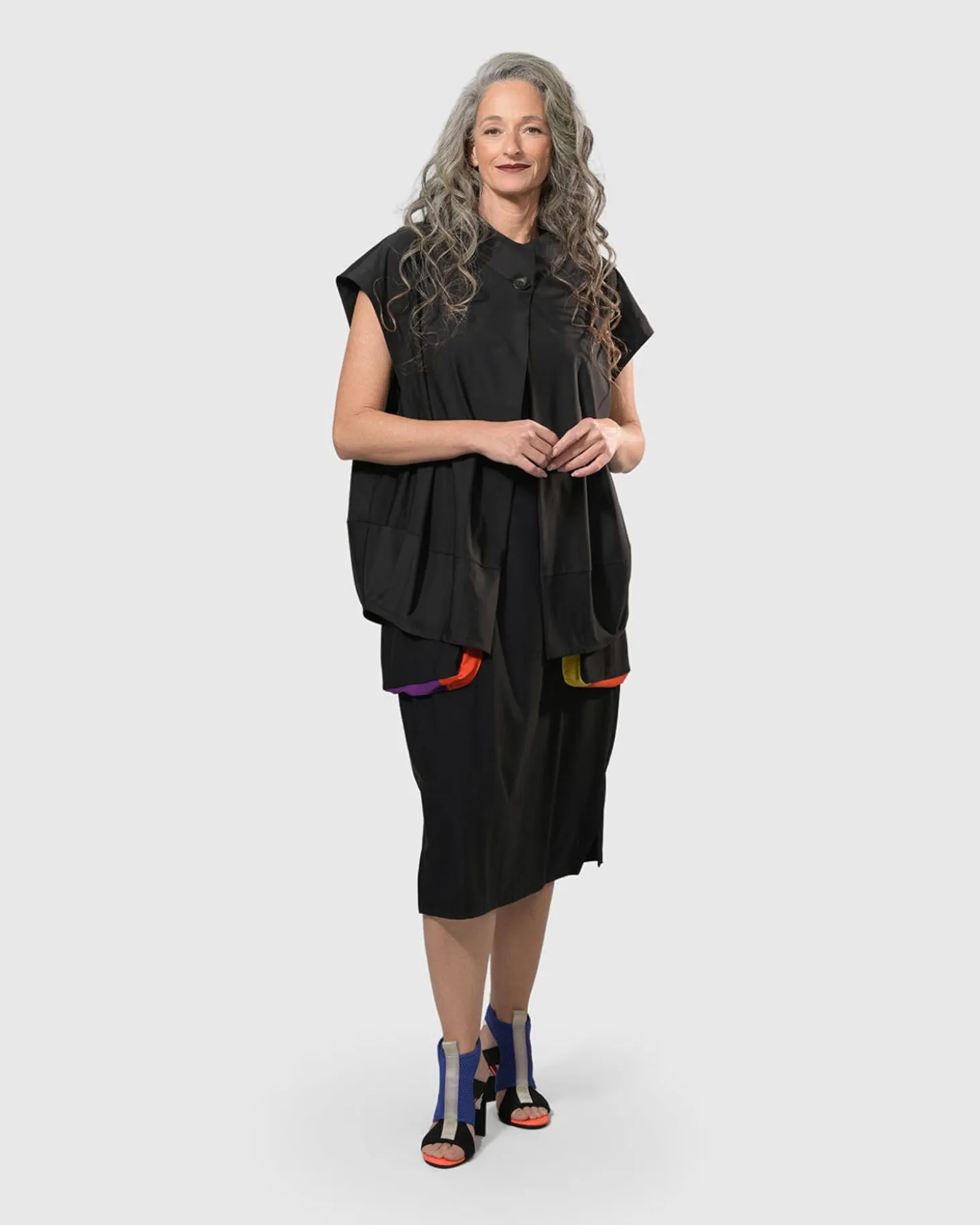Essential Tekbika Go-To Vest Jacket, Black