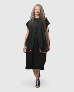 Essential Tekbika Go-To Vest Jacket, Black