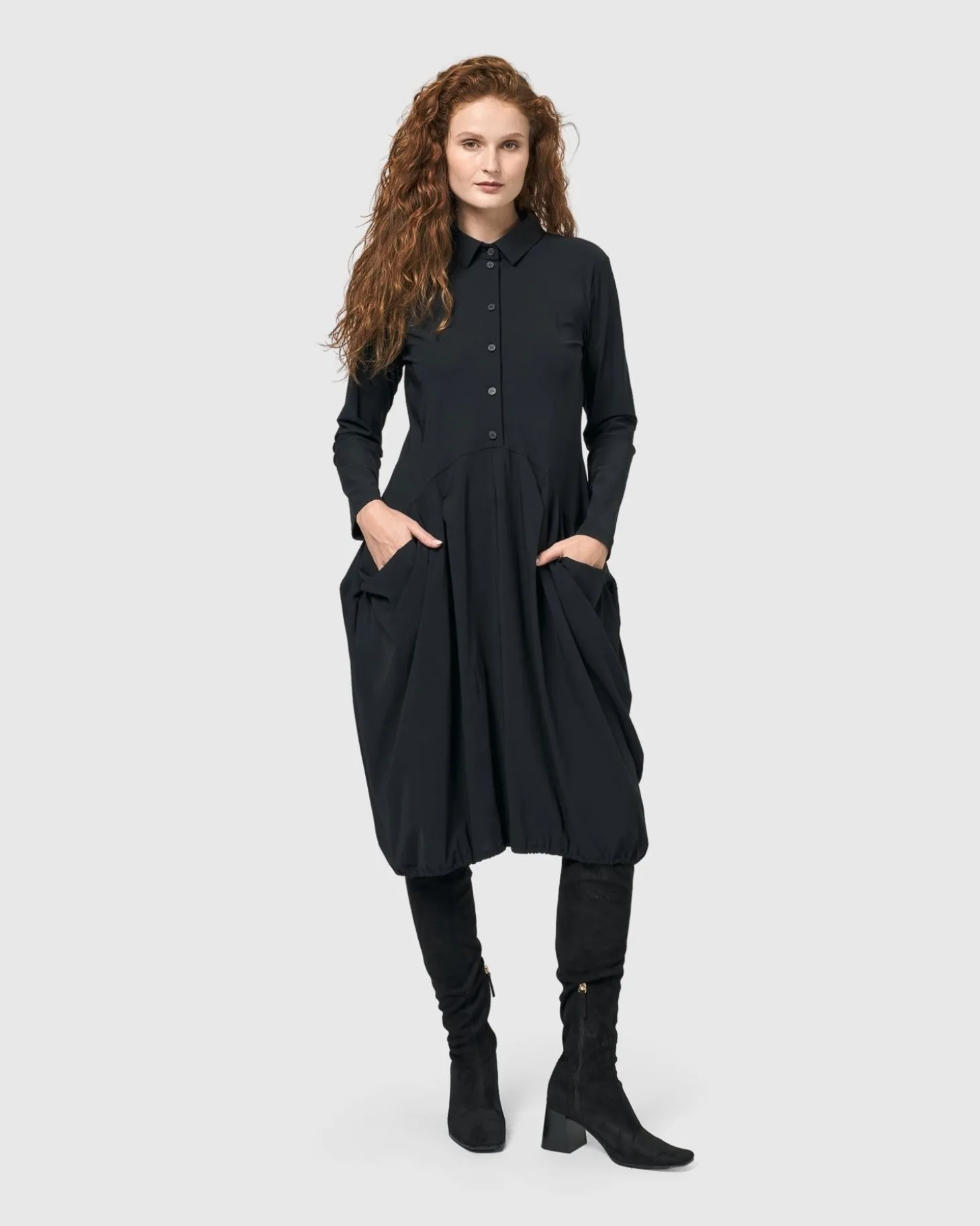Essential Tekbika Signature Pocket Dress, Black