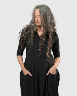 Essential Tekbika Signature Pocket Dress, Black