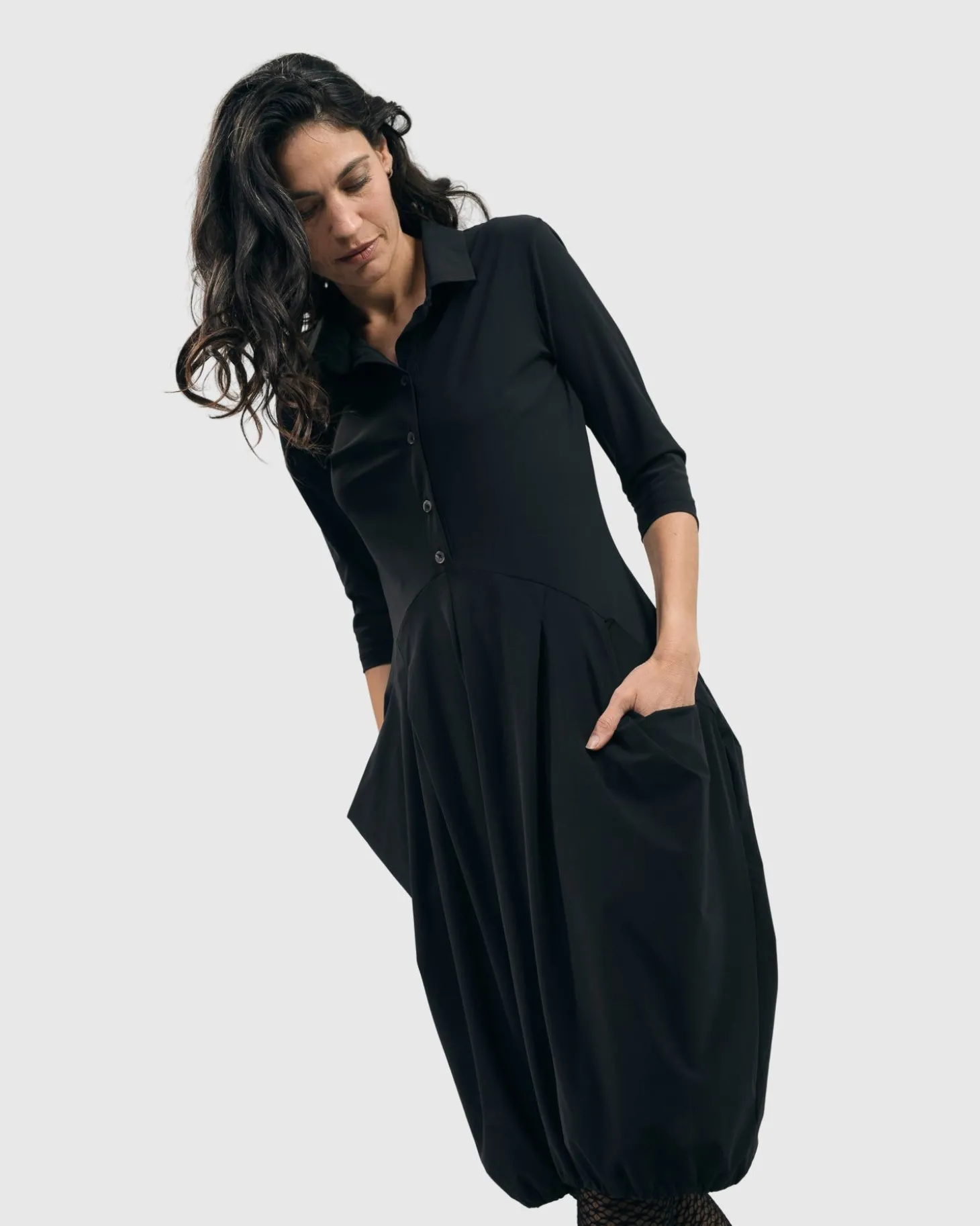Essential Tekbika Signature Pocket Dress, Black
