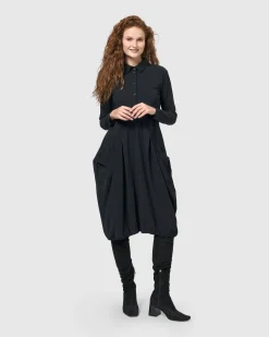 Essential Tekbika Signature Pocket Dress, Black
