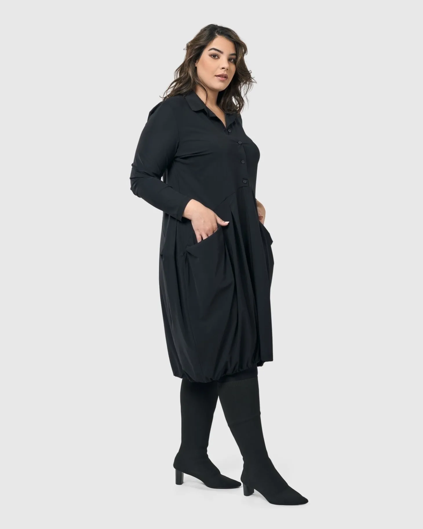 Essential Tekbika Signature Pocket Dress, Black
