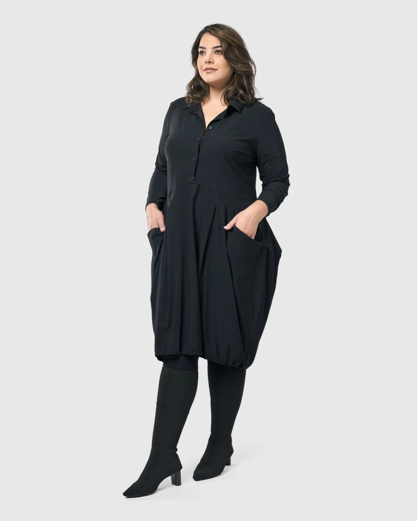 Essential Tekbika Signature Pocket Dress, Black