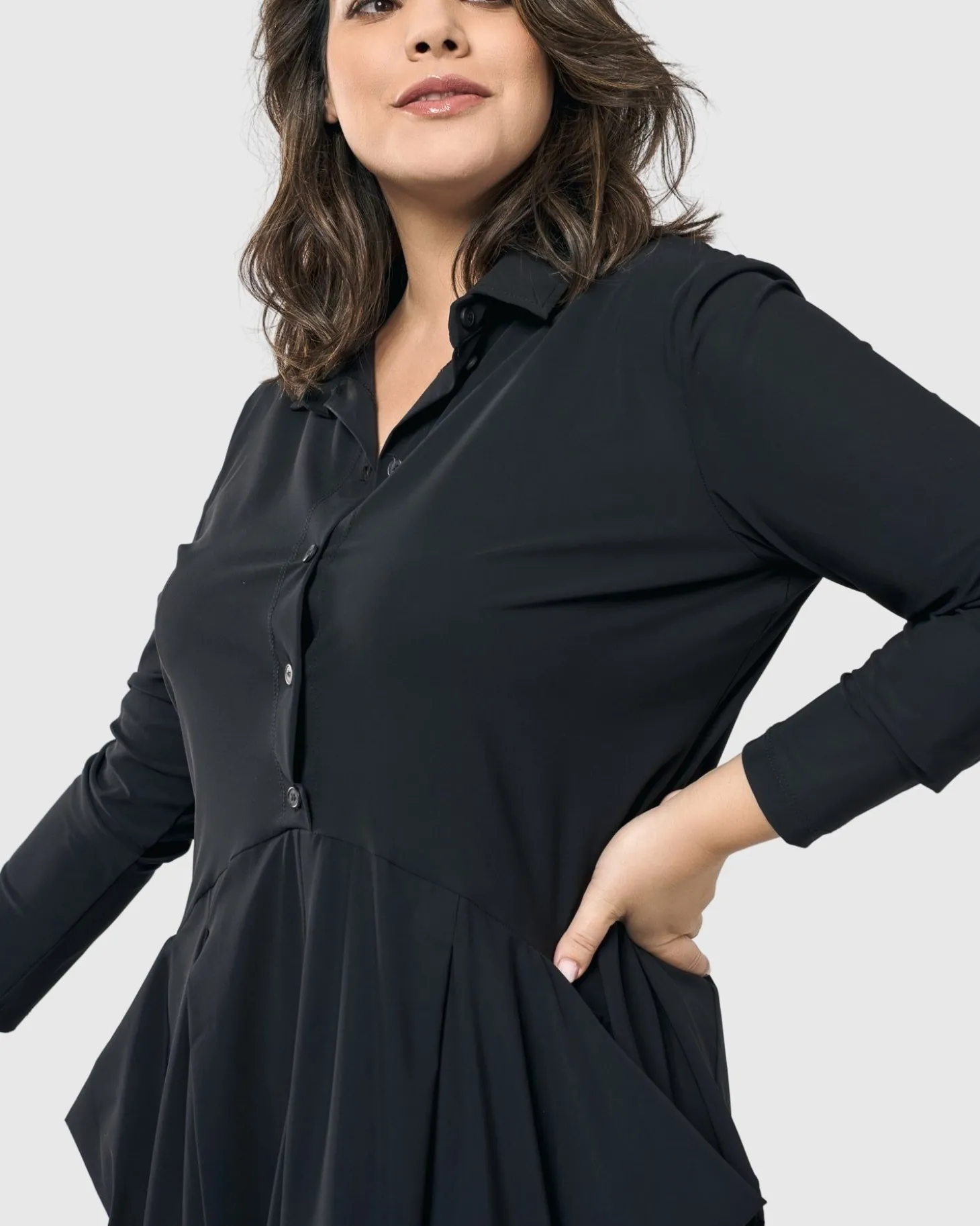 Essential Tekbika Signature Pocket Dress, Black