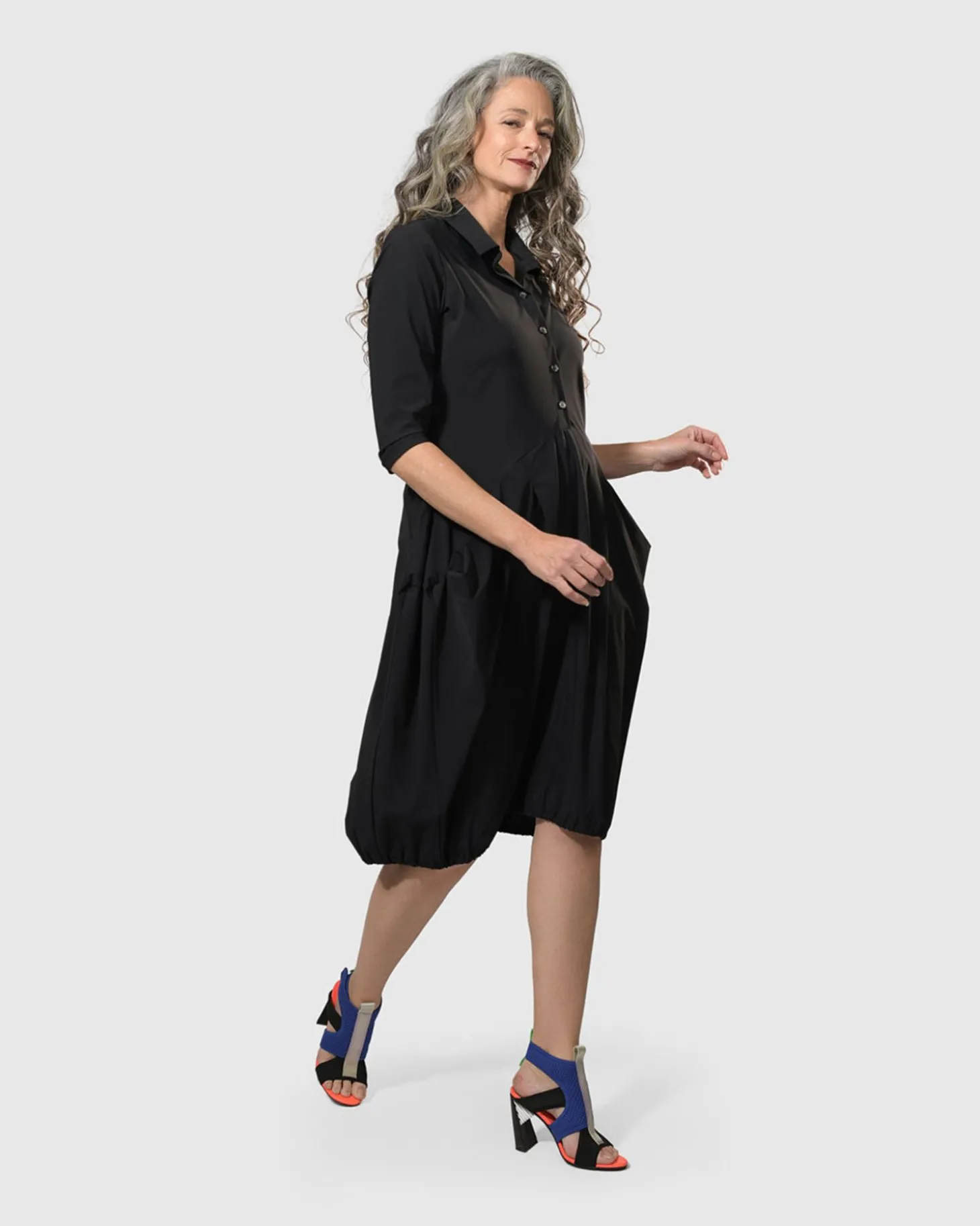 Essential Tekbika Signature Pocket Dress, Black