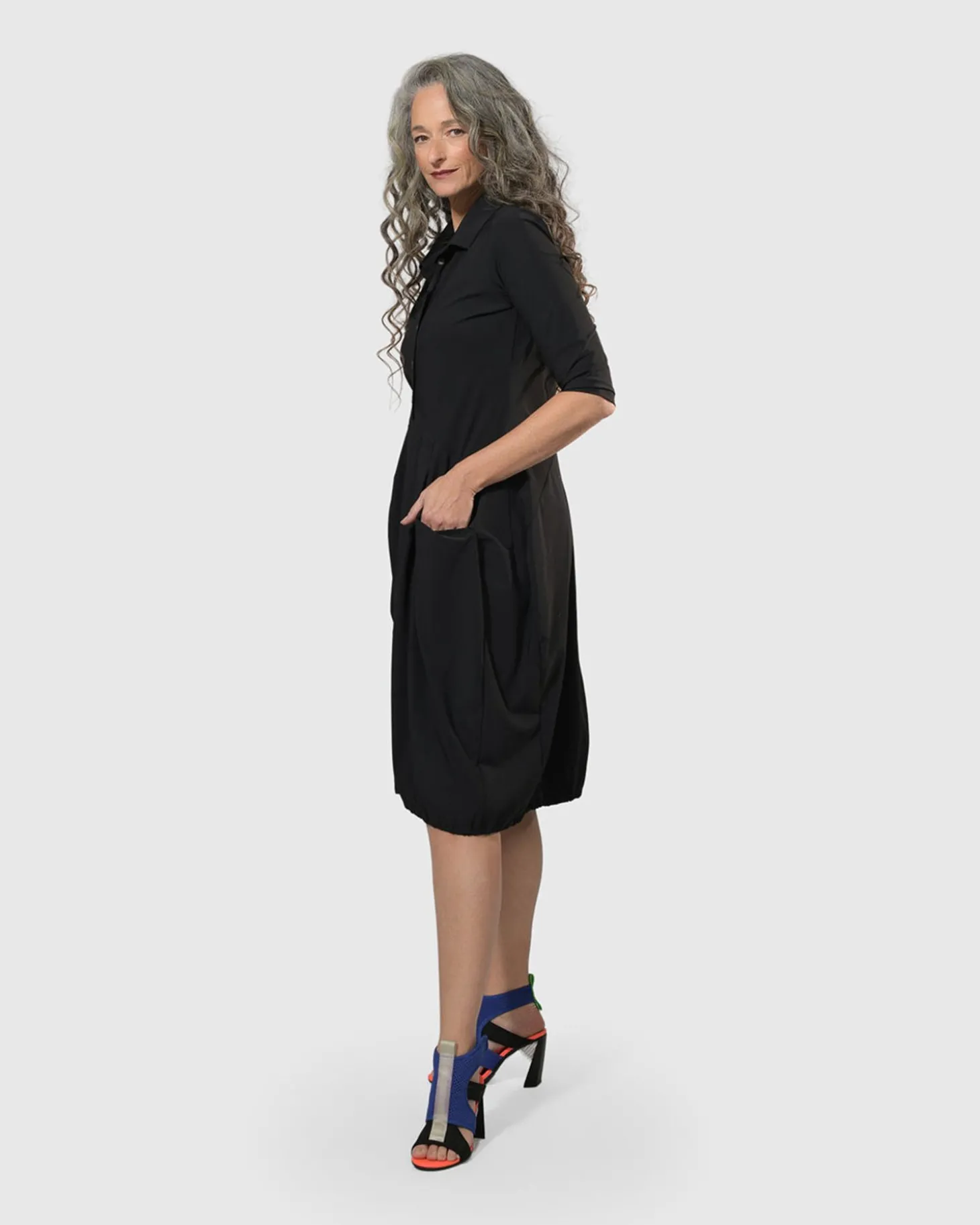 Essential Tekbika Signature Pocket Dress, Black