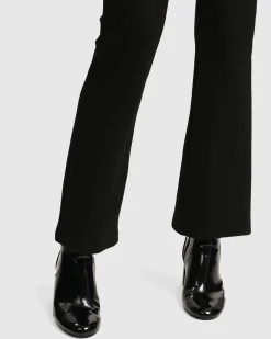 Essential Toned Up Flare Pants, Black