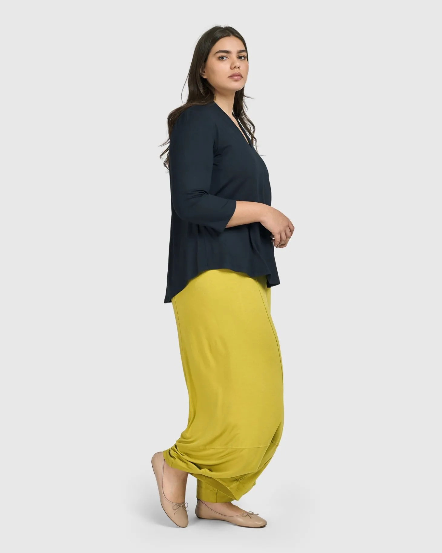 Essential V-Neck Top, Ocean