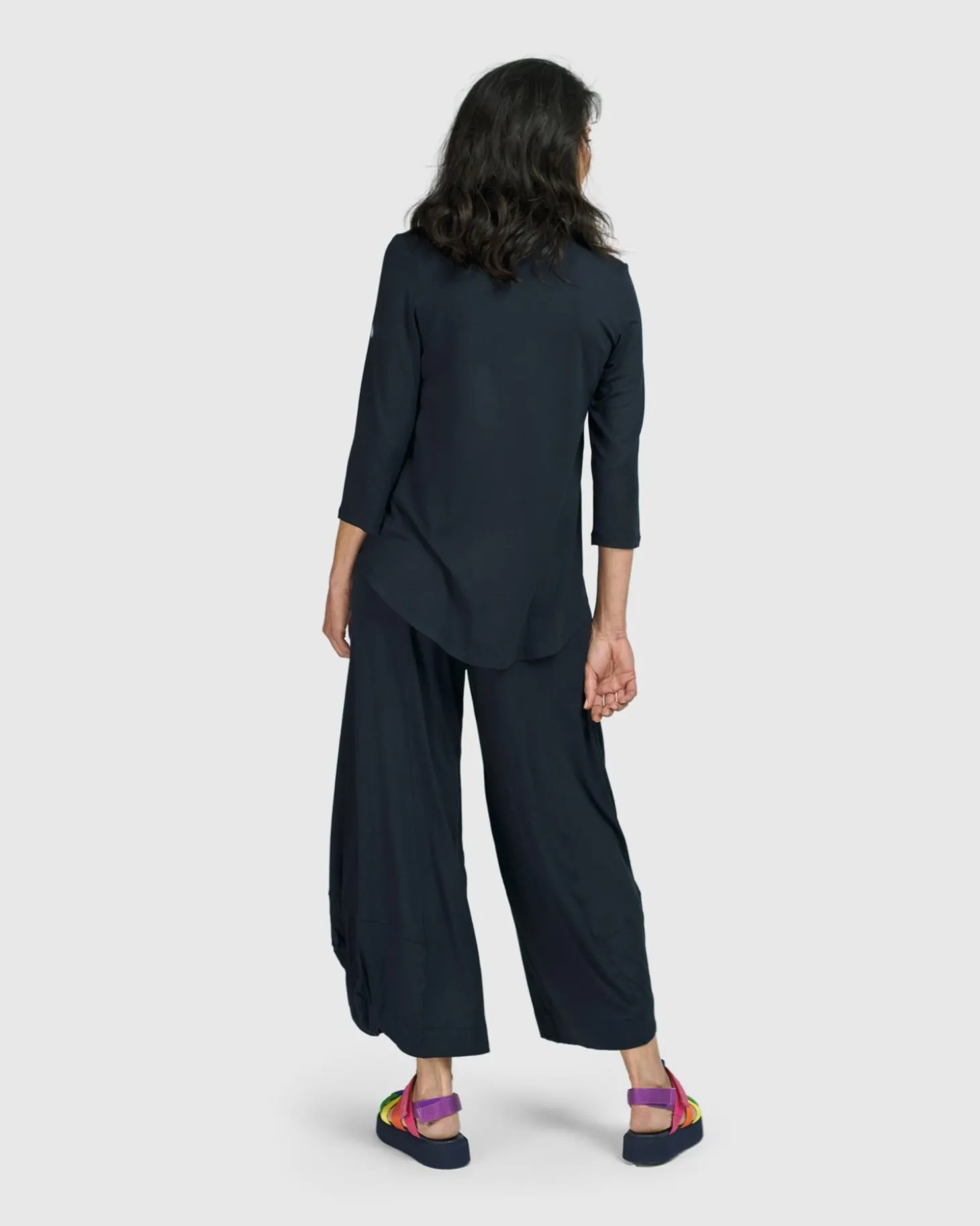 Essential V-Neck Top, Ocean