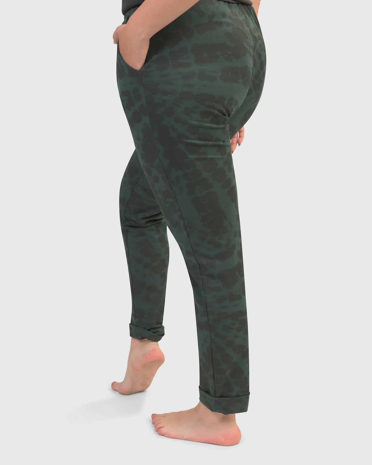 Exhale Jogger Pants, Forest Tie-Dye
