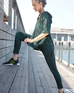 Exhale Jogger Pants, Forest Tie-Dye