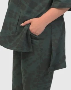 Exhale Jogger Pants, Forest Tie-Dye