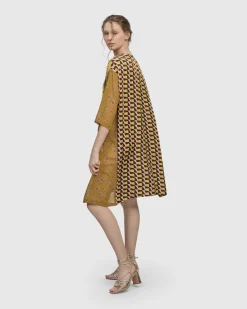 Fleur De Lis Shift Dress, Lilly