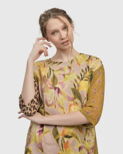 Fleur De Lis Shift Dress, Lilly