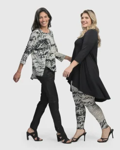 Flirty Cutaway Boxy Top, Script