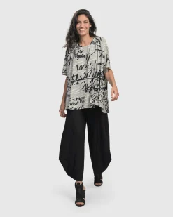 Flirty Swing T-Shirt, Script