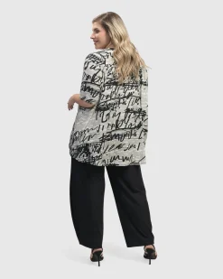 Flirty Swing T-Shirt, Script