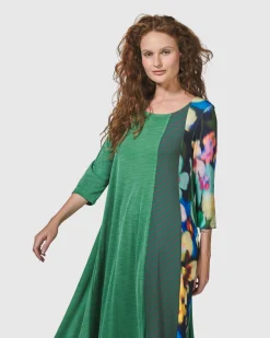 Forget-Me-Not A-Line Maxi Dress, Garden