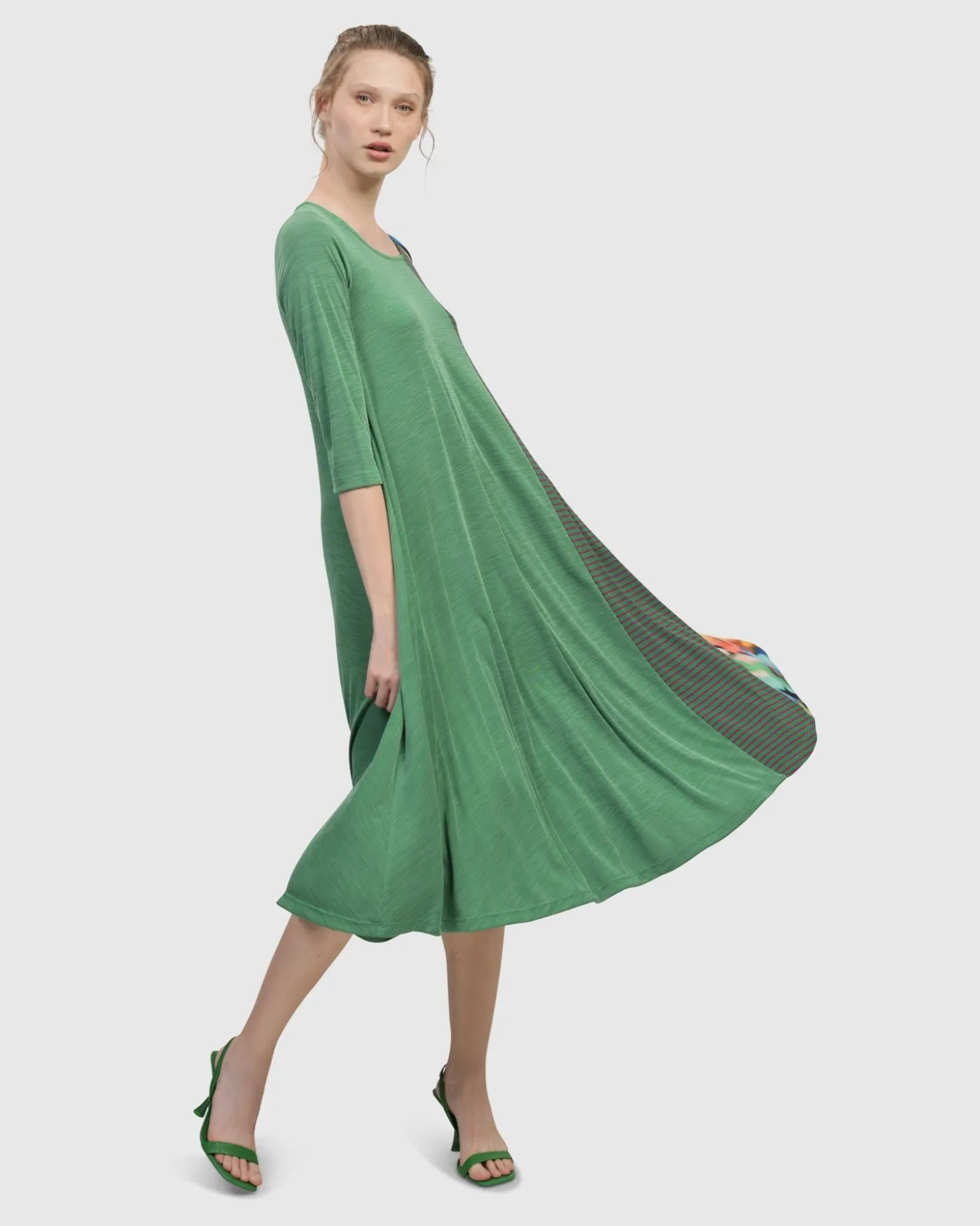 Forget-Me-Not A-Line Maxi Dress, Garden