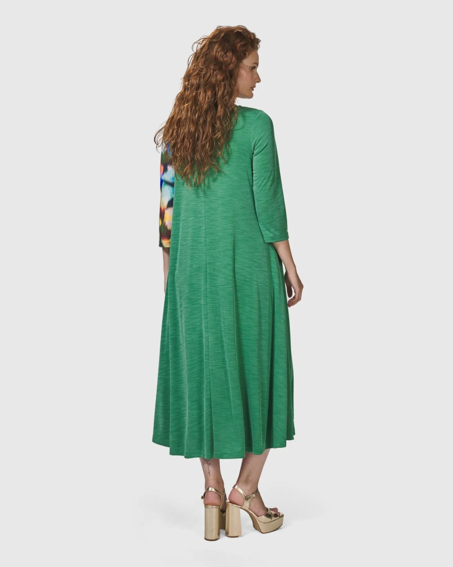 Forget-Me-Not A-Line Maxi Dress, Garden
