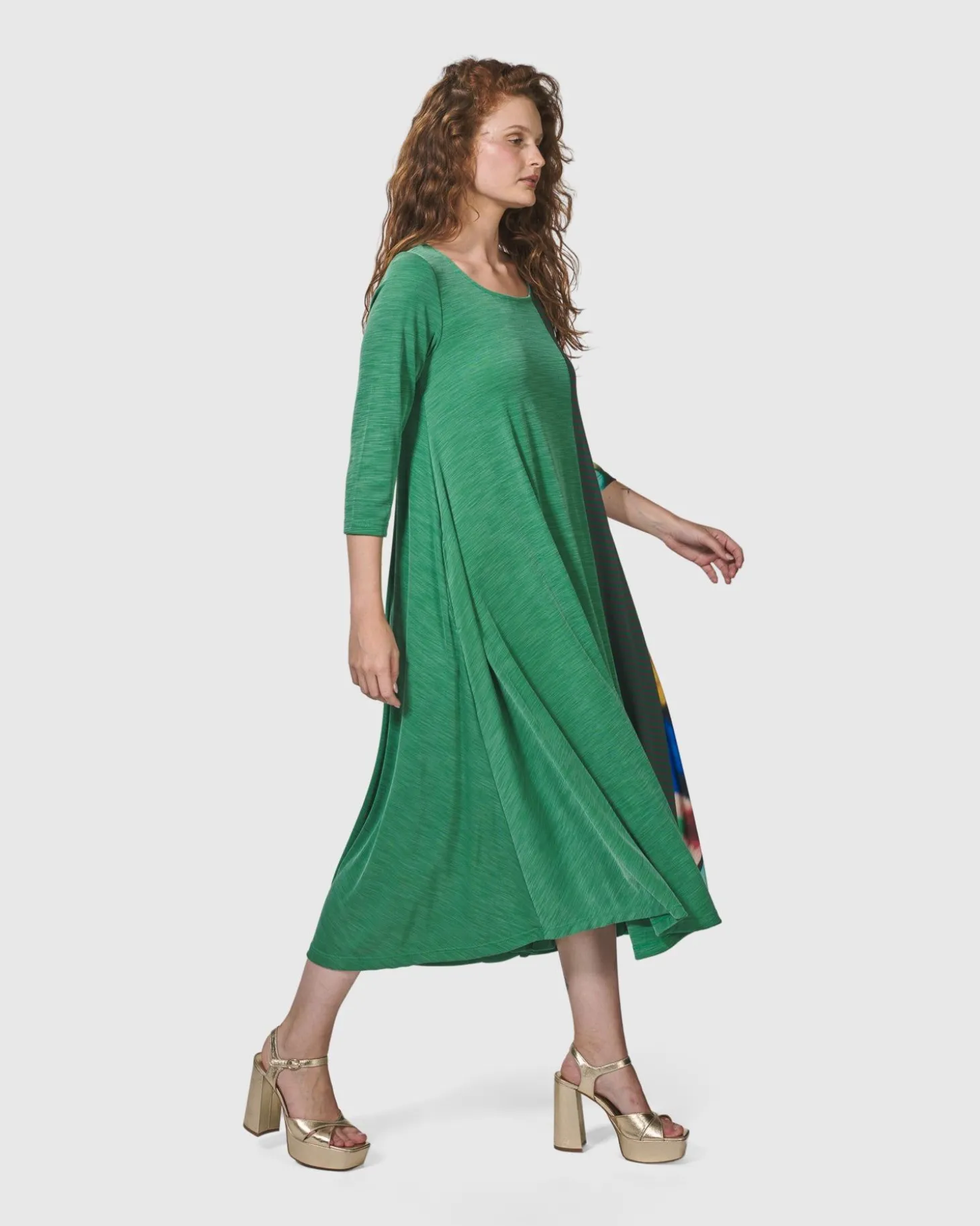 Forget-Me-Not A-Line Maxi Dress, Garden