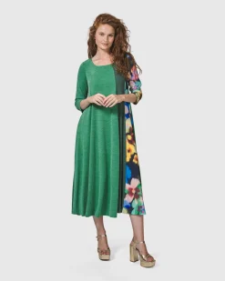 Forget-Me-Not A-Line Maxi Dress, Garden